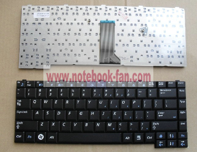 NEW SAMSUNG Q308 Q310 series US Laptop Keyboard Black - Click Image to Close
